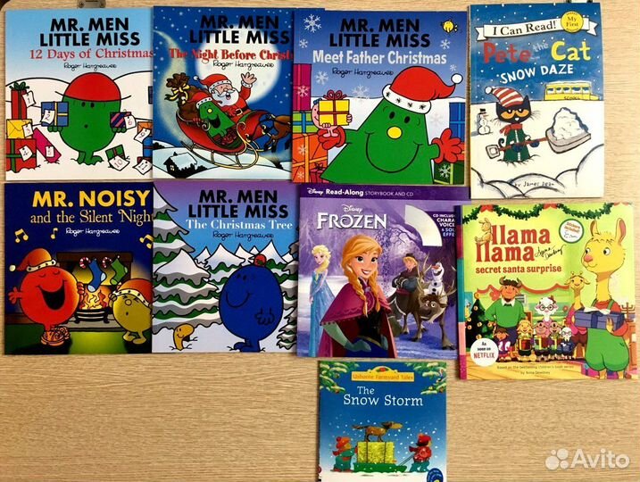 Зимние и новогодние книги на английском языке