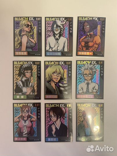 Коллекционные карточки Блич, вышки/лимитки/обменки