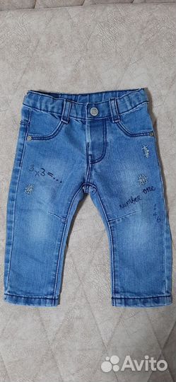 Джинсы с кофтой для мальчика 74 р