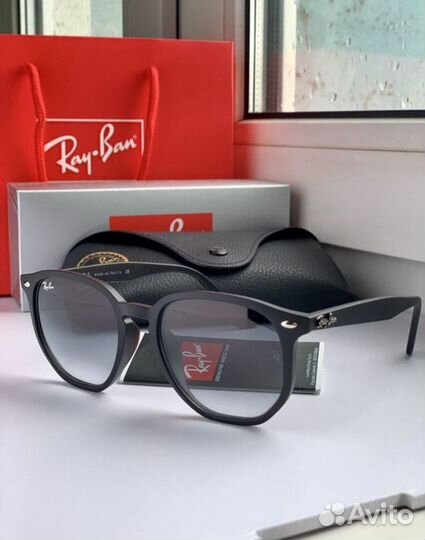 Очки ray ban hexagonal пепельные