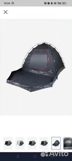 Палатка туристическая 4 местная с тамбуром