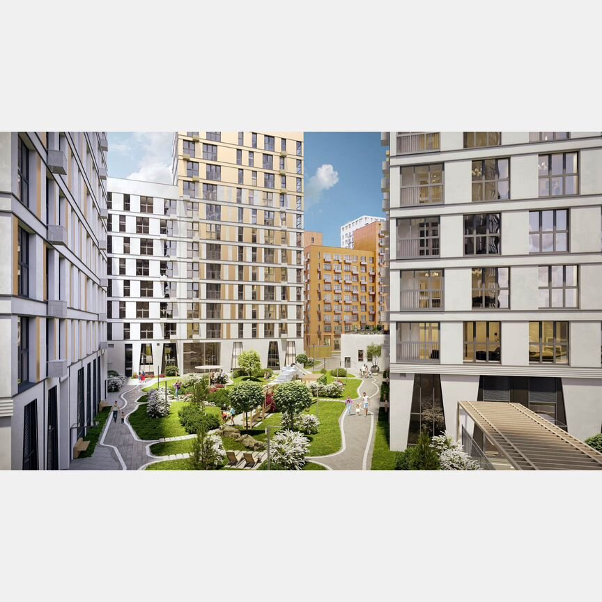 2-к. квартира, 41,8 м², 18/23 эт.