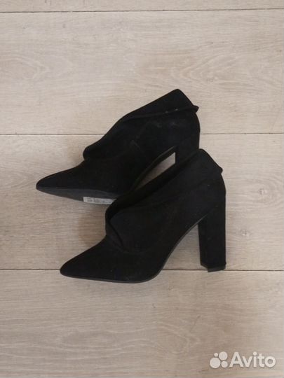 Ботильоны женские 36 размер замшевые