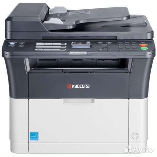 Мфу лазерное kyocera FS-1025MFP, черный