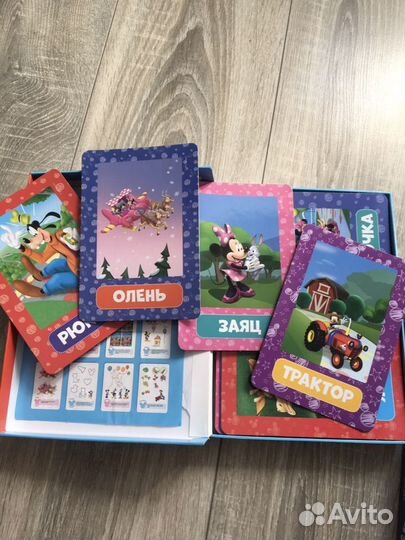 Развивающие карточки Clever, книги, пазлы