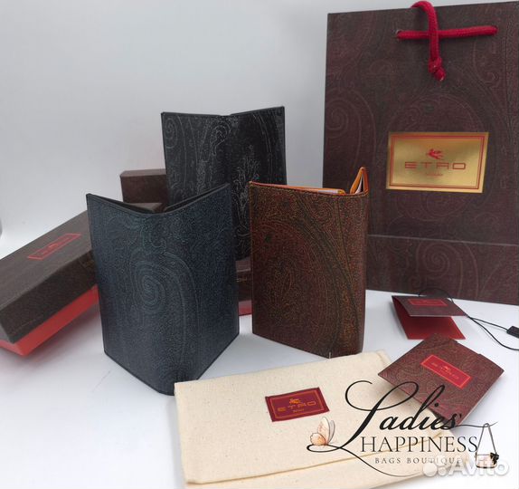 Обложка на паспорт/документы etro премиум