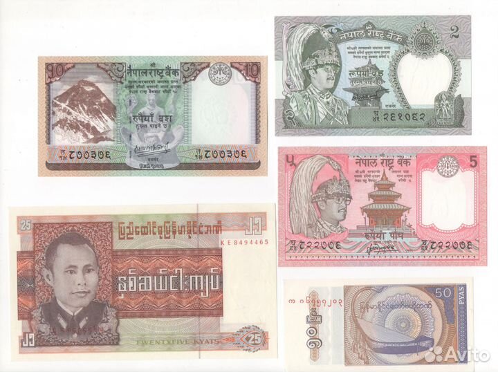 Банкноты Азии