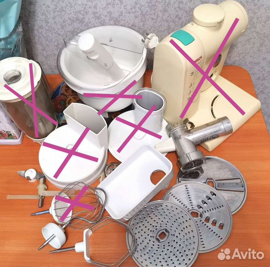 Кухонная машина - комбайн Bosch (детали), оригинал