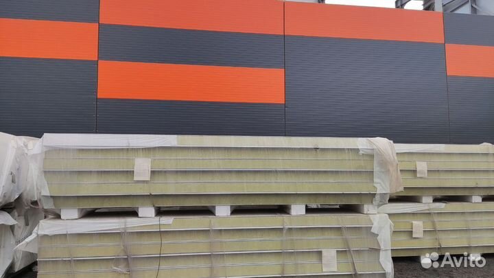 Сэндвич-панели c утеплителем минеральная вата
