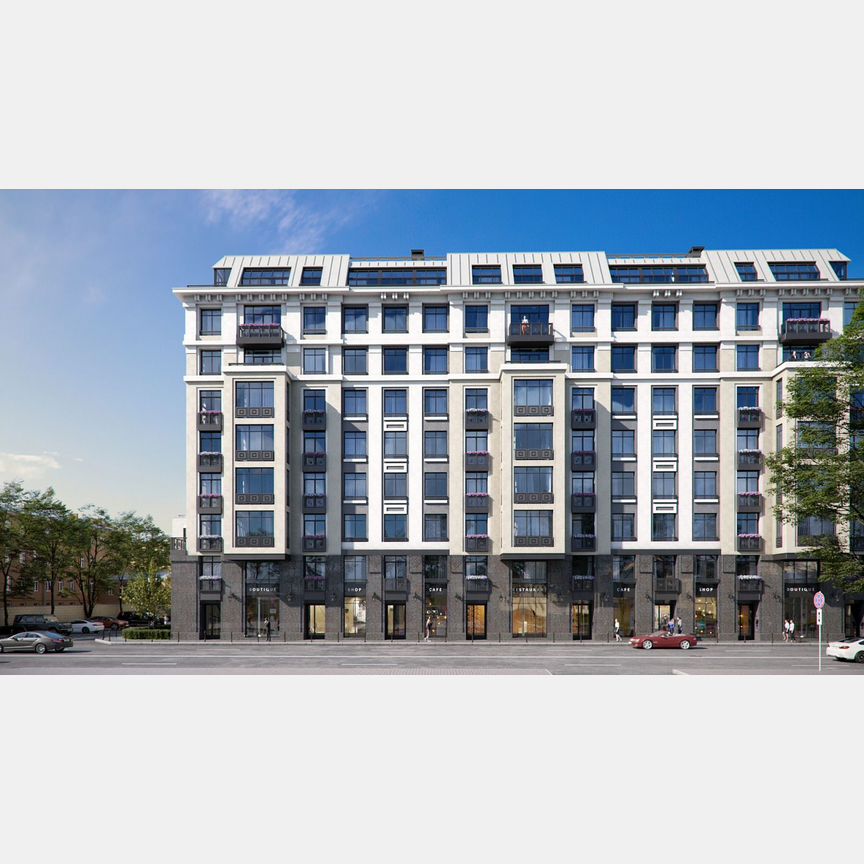 3-к. квартира, 96,7 м², 6/9 эт.