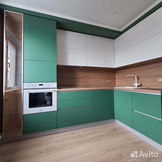 Кухня с искусственным камнем угловая