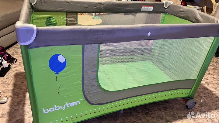 Манеж кровать babyton