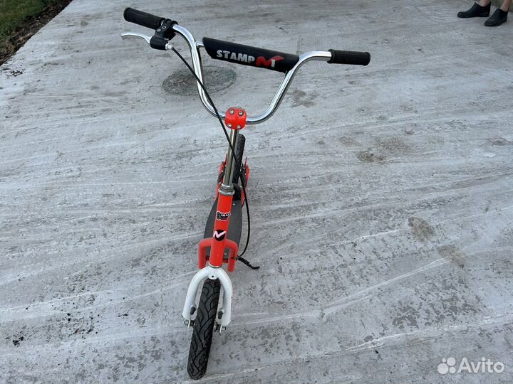 Самокат с надувными колесами