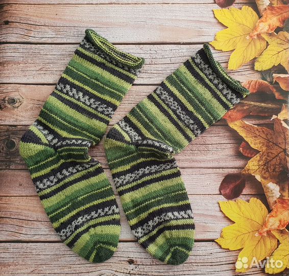 Носки вязанные
