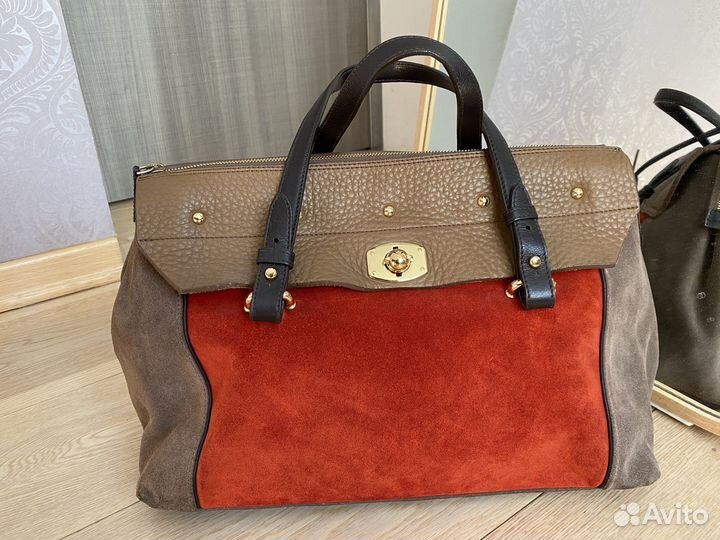 Сумка Furla, замшевая