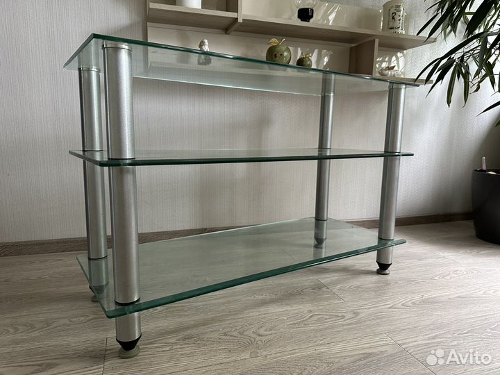 Стол стекляный под технику, телевизор, tv