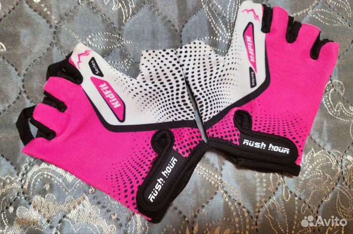 Велоперчатки для девочки 5 лет