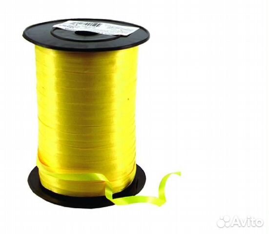 Лента в бобинах жёлтая
