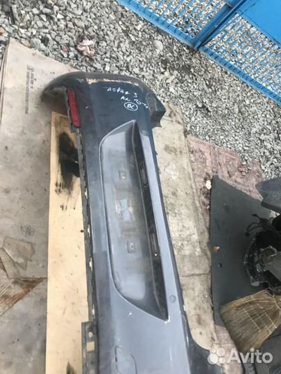 Задний бампер на опель астра J хэтчбек