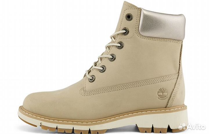 Timberland Lucia Wy 6 Inch Waterproof Boot 'Beige Dragonfly' Women's (36)