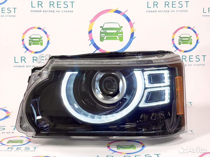 Фары Range Rover Sport L320 09-12 в стиле Defender