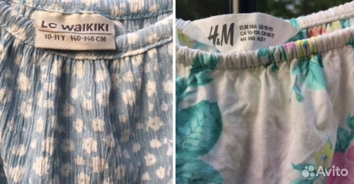 Платья для девочки 140 146 Waikiki; H&M