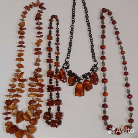 Колье янтарь СССР винтаж