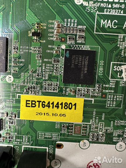 Main EAX66466803 (1.0) EBT64141801 неисправен