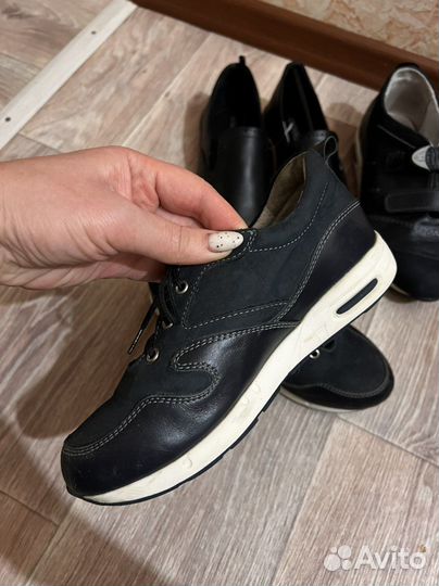 Кроссовки кожаные, ортопедические для мальчика