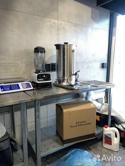 Стол металлический из нержавейки