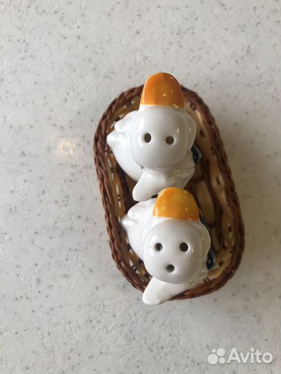 Солонка и перечница Гусики, новые