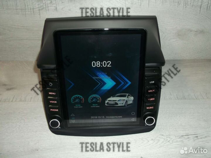 Магнитола Mitsubishi L200 Tesla Android GPS WiFi