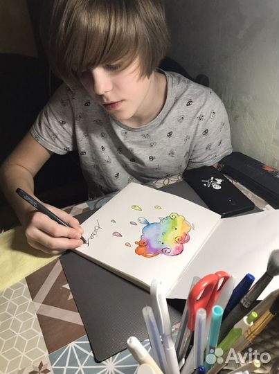 Занятия скетчингом 10 - 18 лет