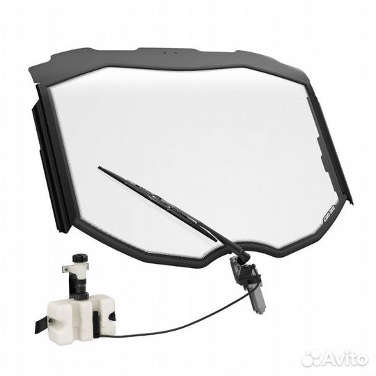 Лобовое стекло с комплектом стеклоочистителя