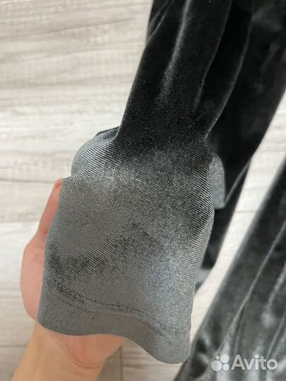 Велюровый костюм женский 46