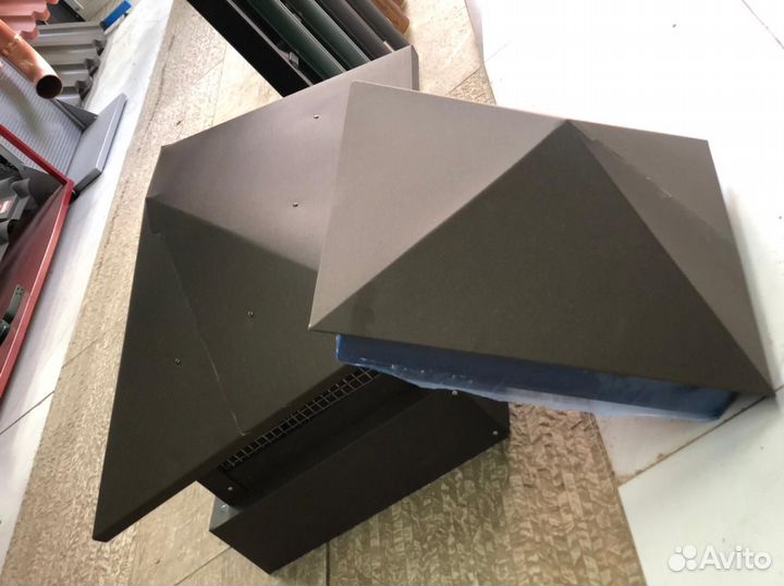 Колпак для трубы дымохода с сеткой