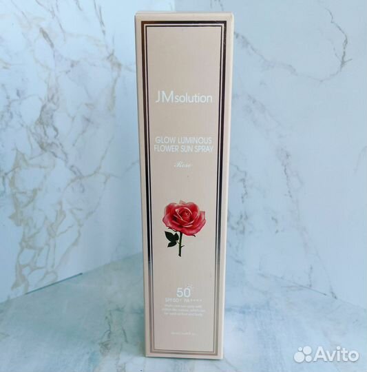 Солнцезащитный спрей с розой JMsolution