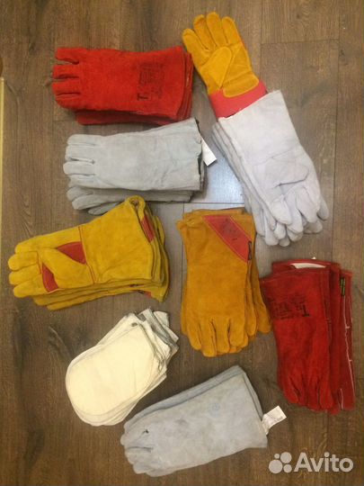 Краги спилковые зимние, летние, перчатки