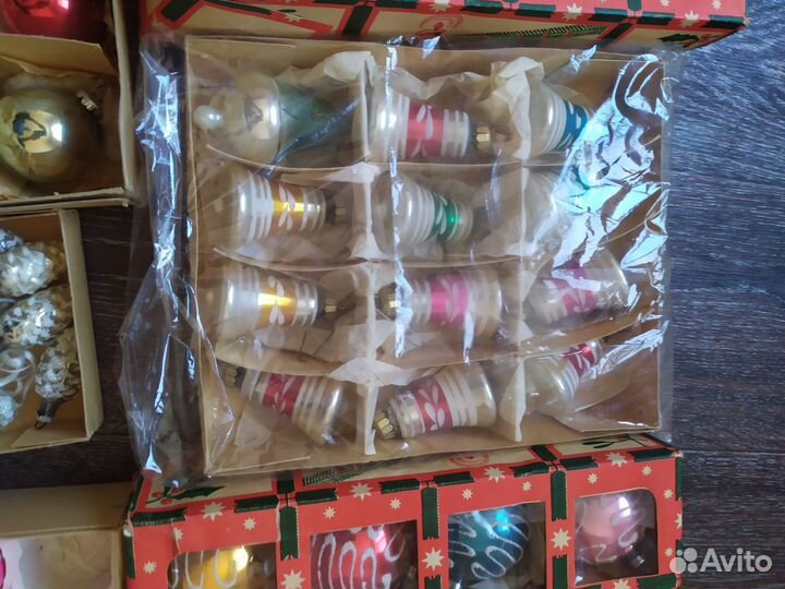 Набор елочных игрушек СССР