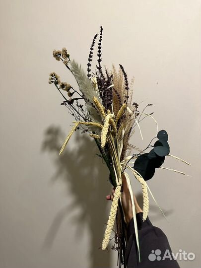 Композиция из сухоцветов/сухоцветы/декор/букеты