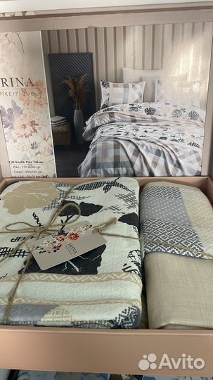 Белье постельное с пледом