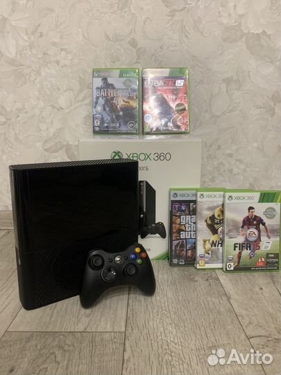 Игровая приставка консоль Xbox 360e (500 Гб+Игры)
