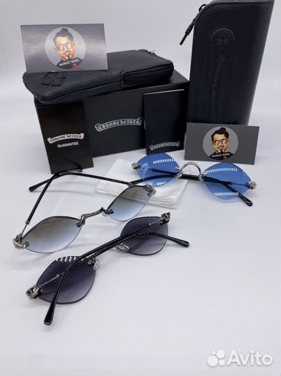 Очки chrome hearts ромб унисекс