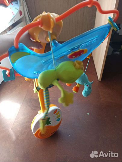 Мобиль колыбель и игрушки для грудничка