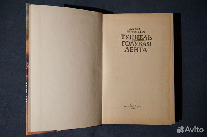 Бернгард Келлерман. Туннель. Голубая лента