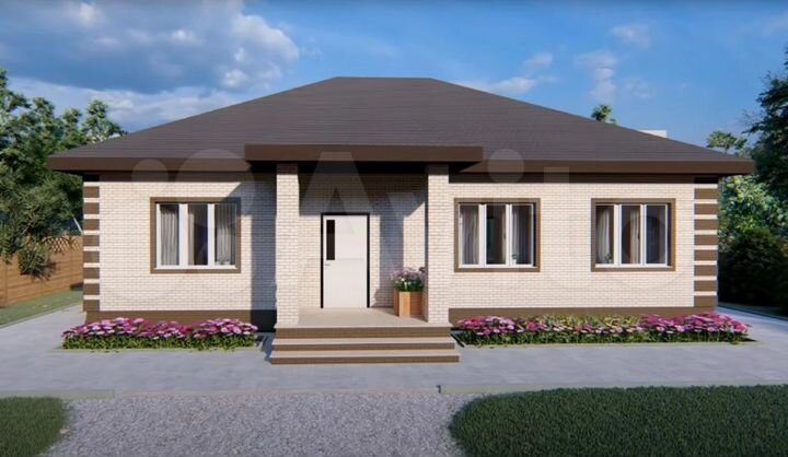 Коттедж 125 м² на участке 12 сот.