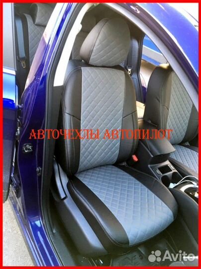 Чехлы Автопилот Nissan Almera g11 g15 из экокожи