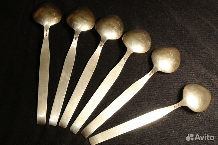 Чайные ложки серебро
