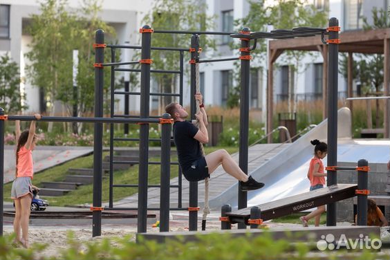 Workout площадки, детские уличные комплексы