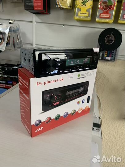 Автомагнитола. Магнитола dv-pioneer 432